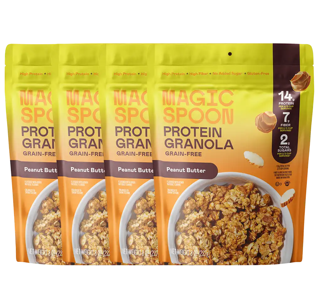 Peanut Butter - 4 Bags of Granola